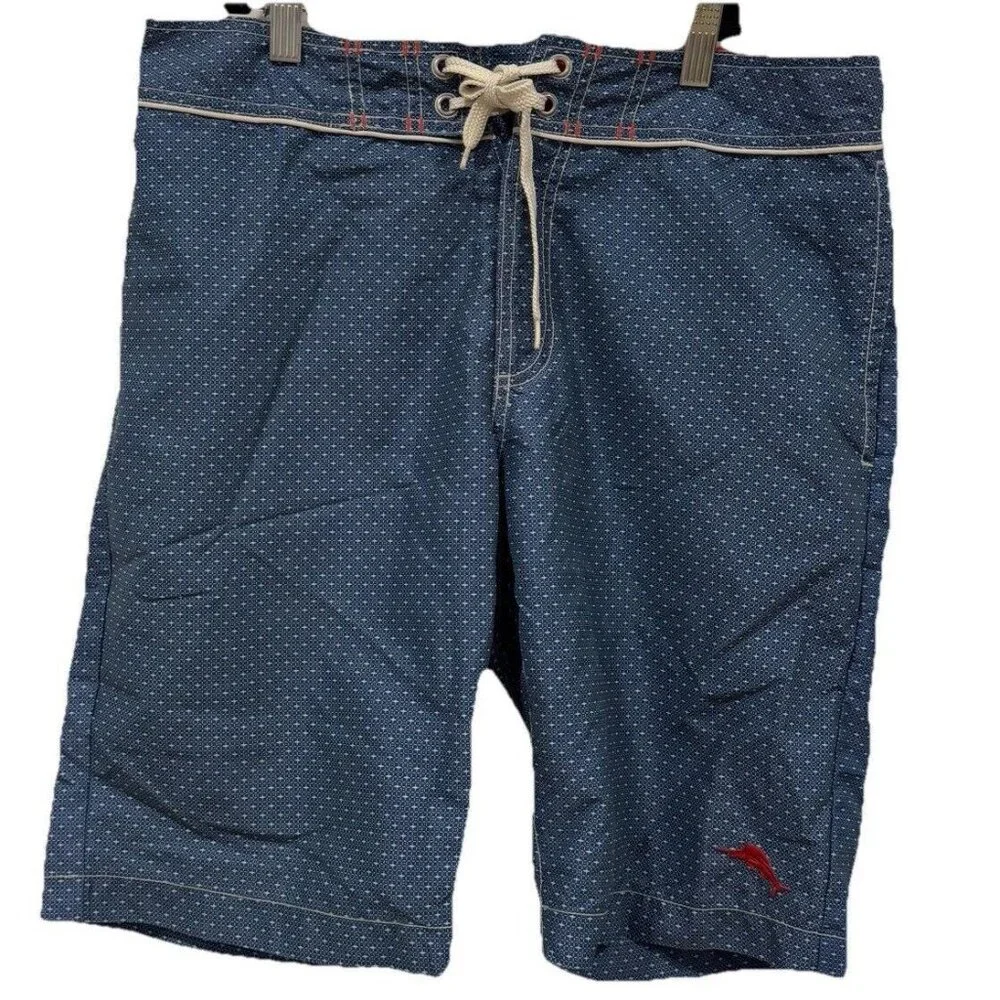 Tommy Bahama Relax Swim Trucks  Men’s Shorts  Size‎ 30 Polka Dot Inseam 10”